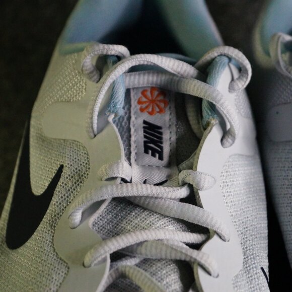 Nike Revolution 6 Extra Wide Pure Platinum Thunder Blue Men’s Size 9 Pre-Owned - Picture 10 of 16